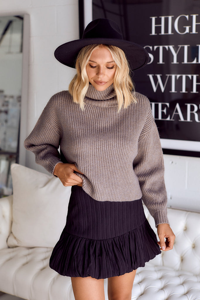 SALE - Anderson Bubble Hem Skirt - fab'rik