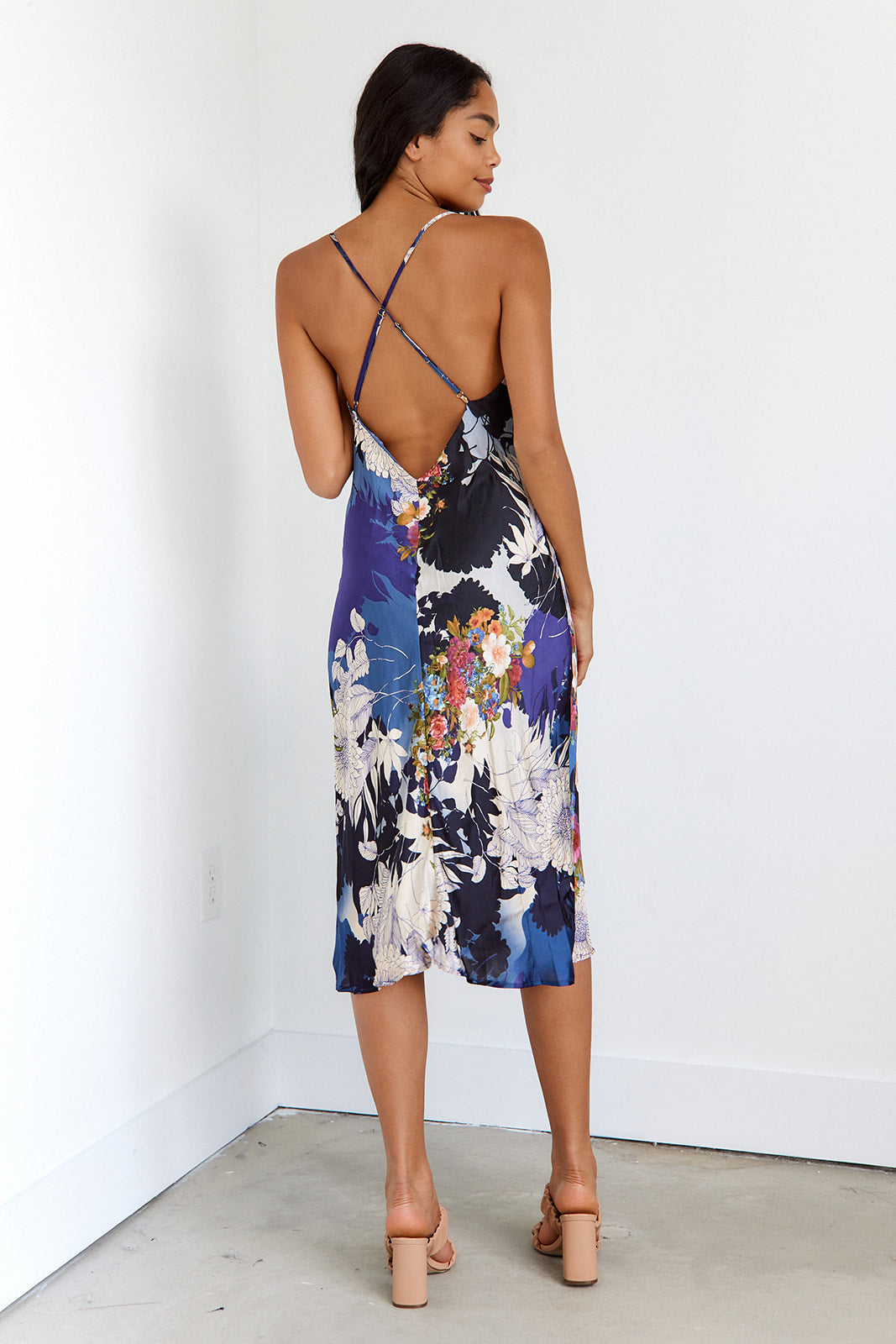 Alora Cowl Slip Dress - fab'rik