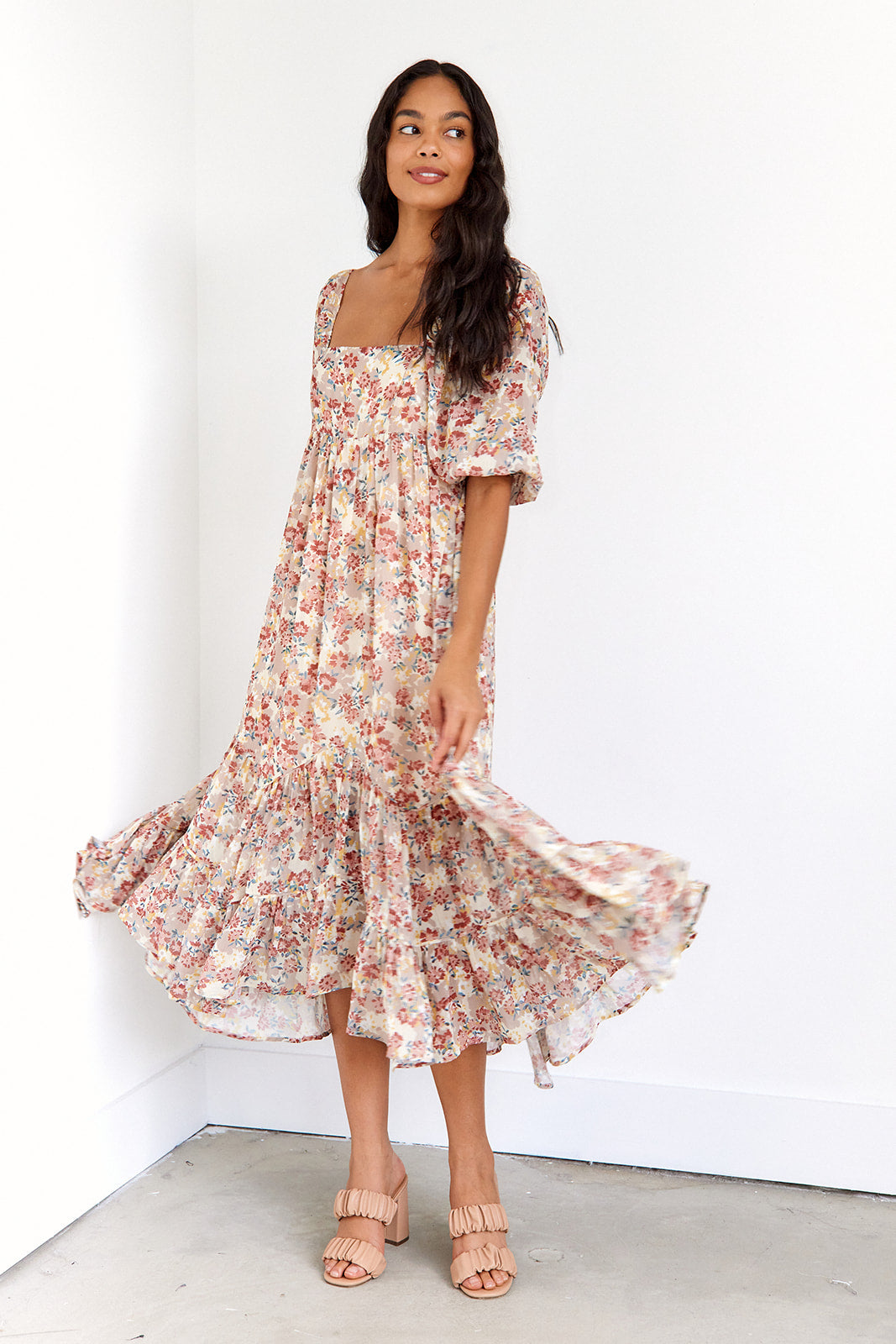 Avayah Floral Maxi Dress - fab'rik
