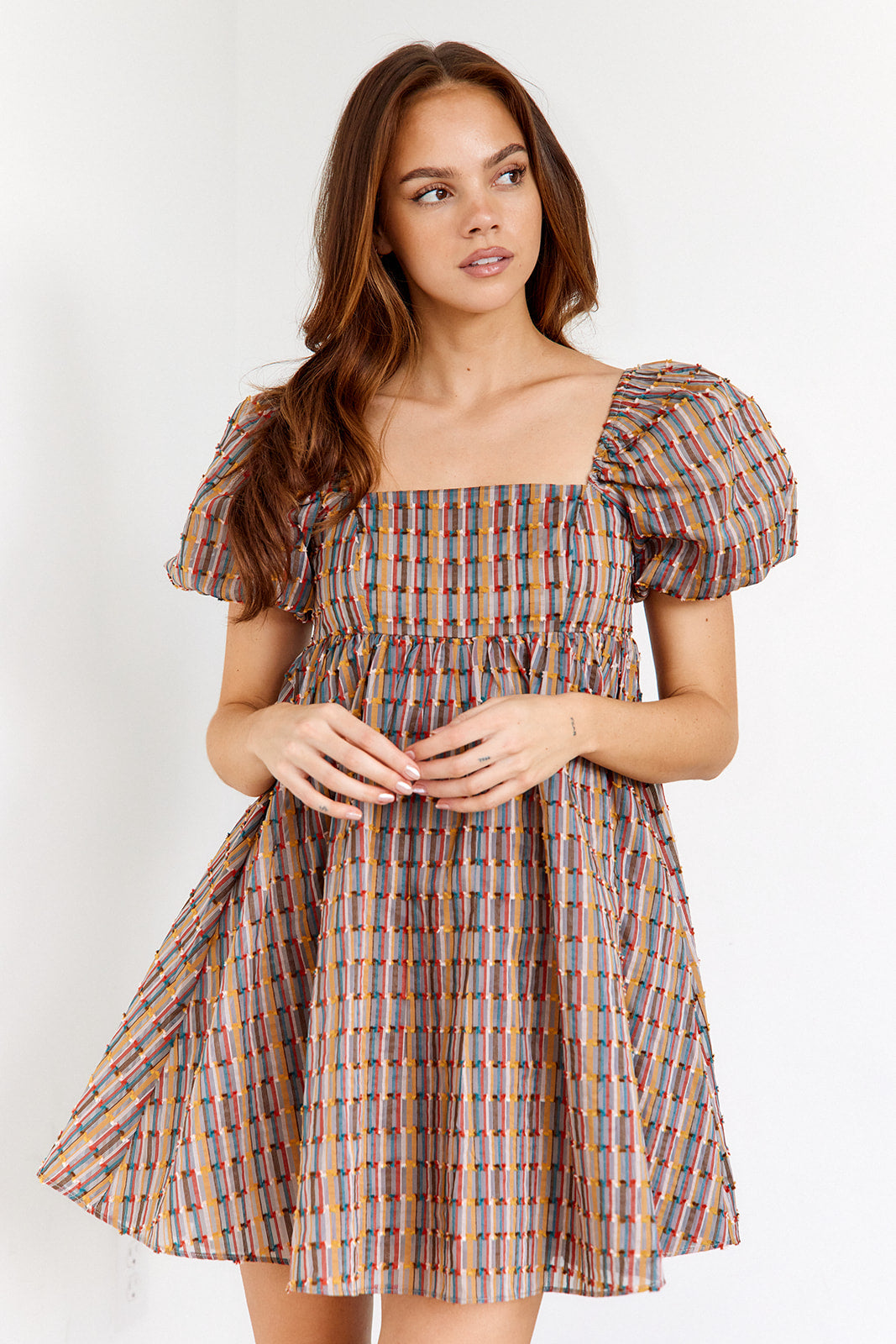 Kyra Babydoll Mini Dress - fab'rik