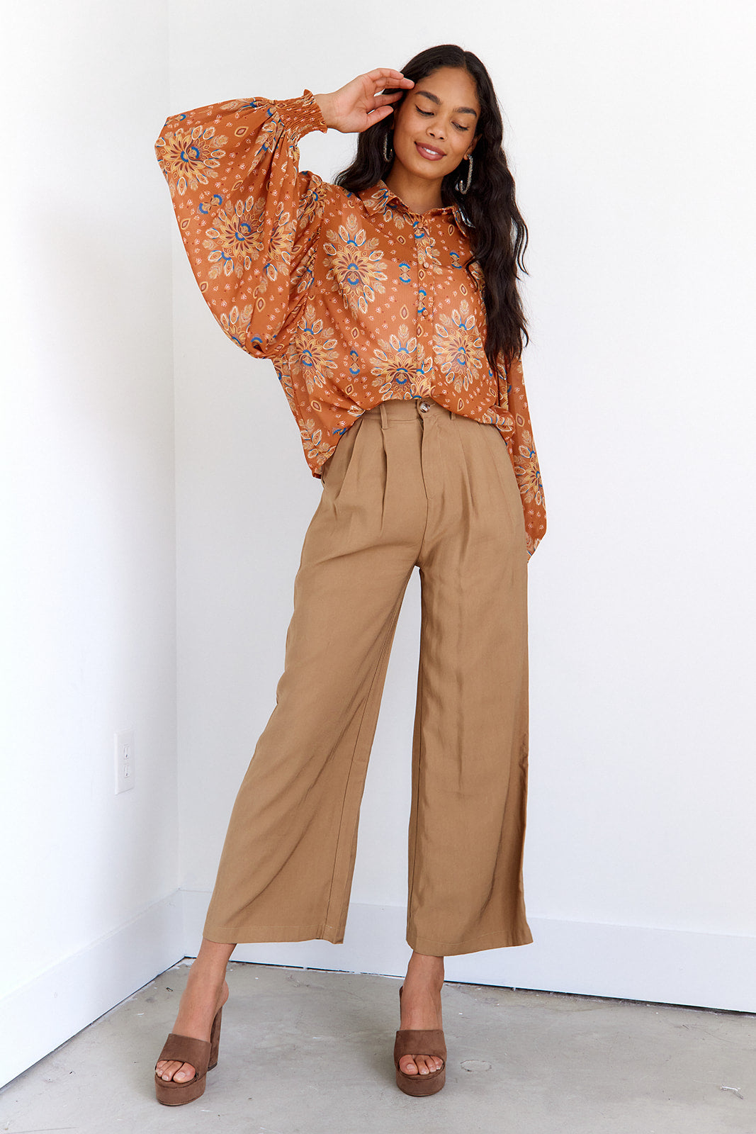 Flo Button Down Blouse - fab'rik