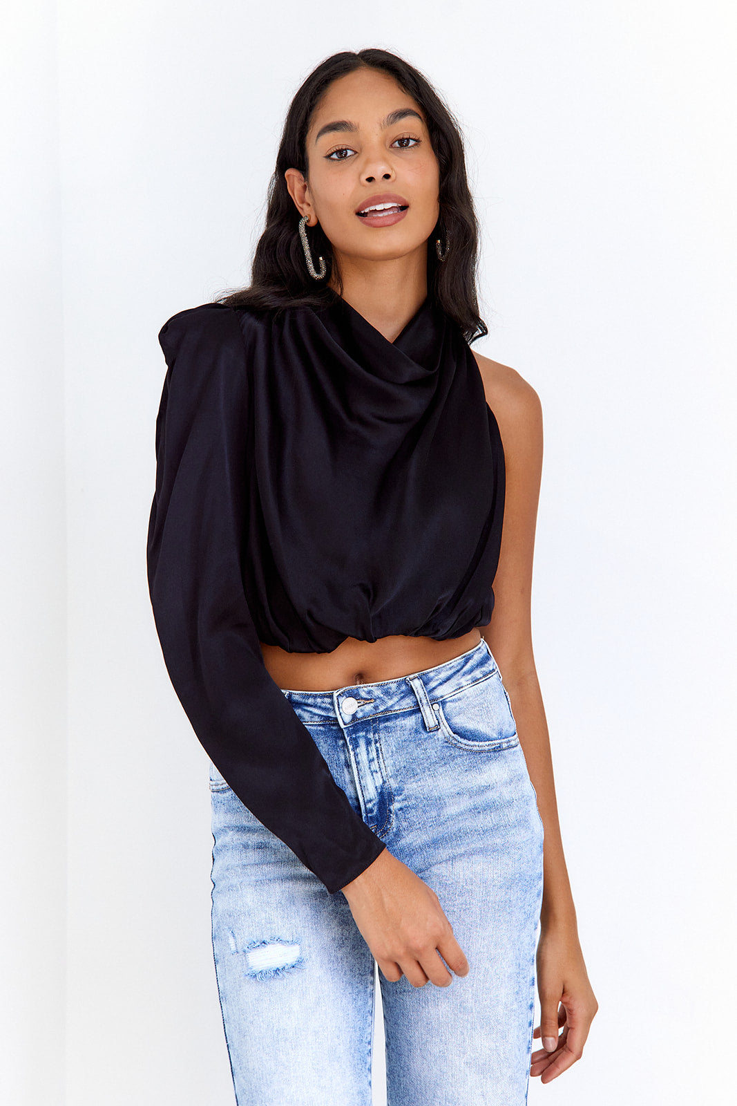 Emerson Cowl Neck Top - fab'rik