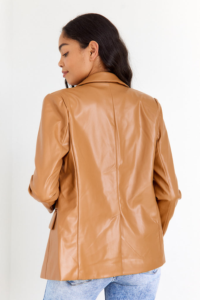 Romi Leather Blazer - fab'rik