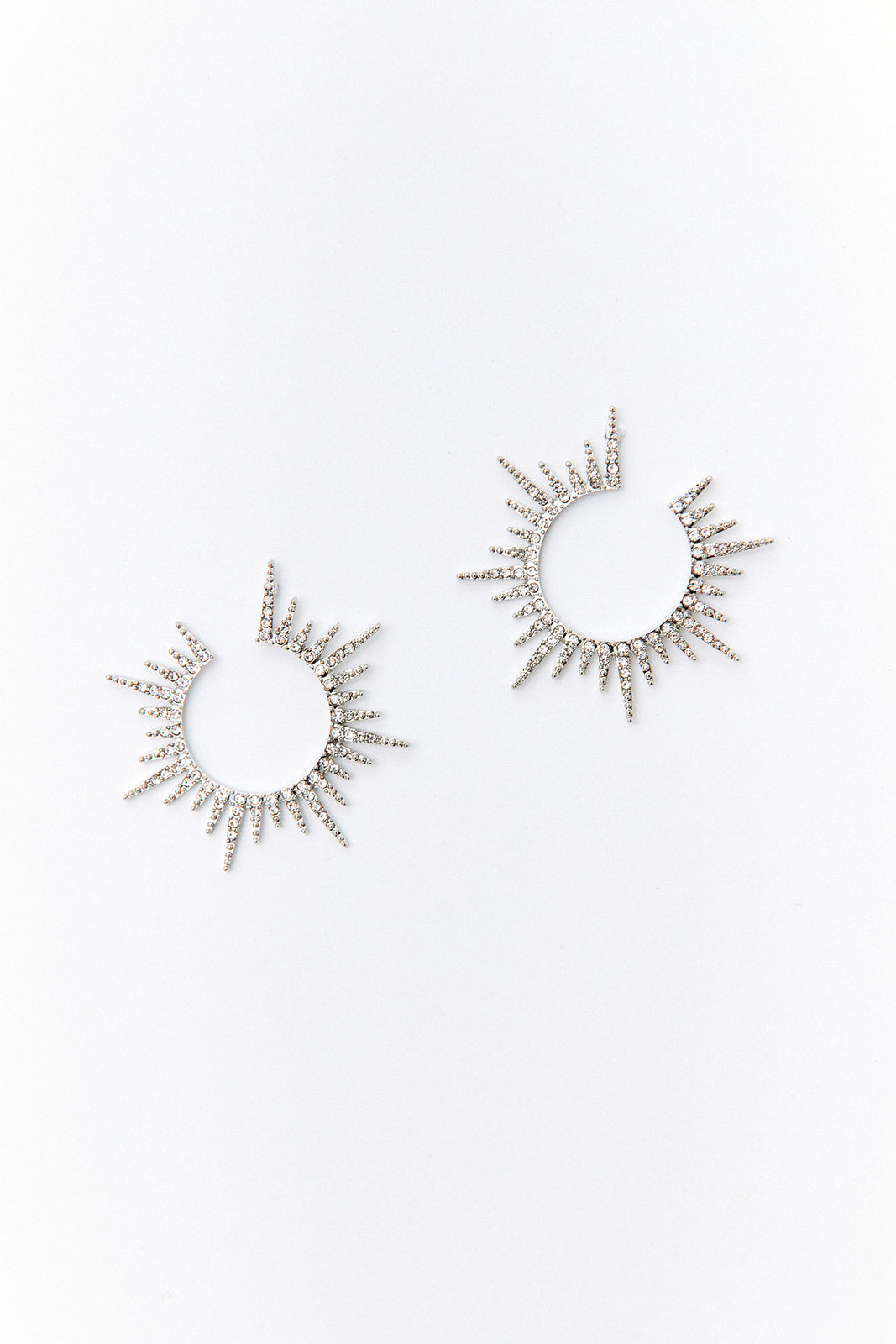 Jaycee Crystal Circle Earrings - fab'rik