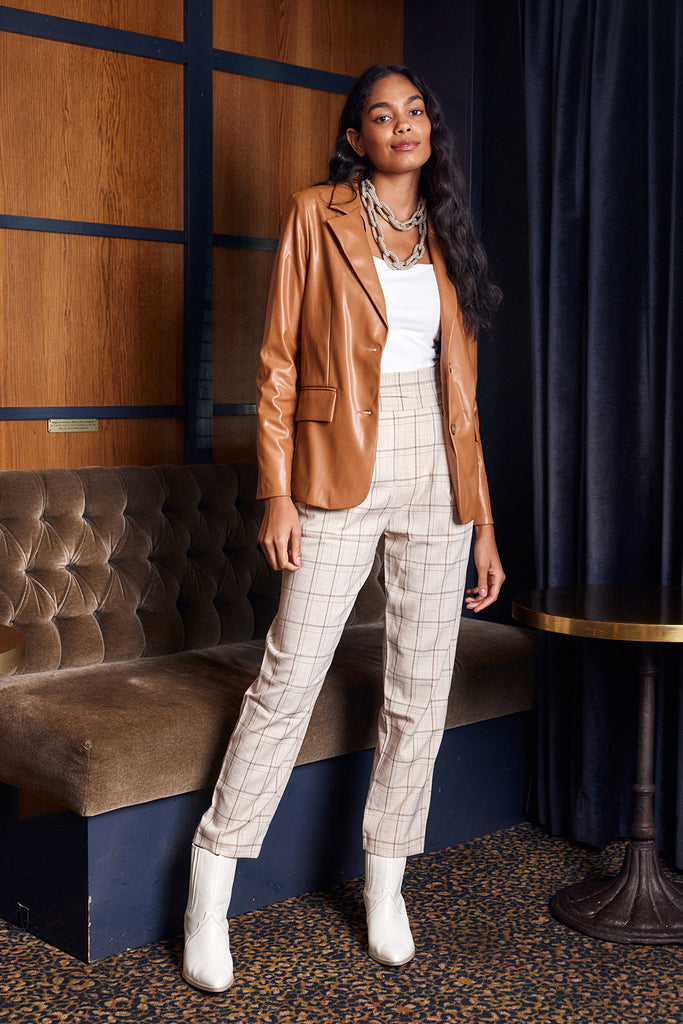 Romi Leather Blazer - fab'rik