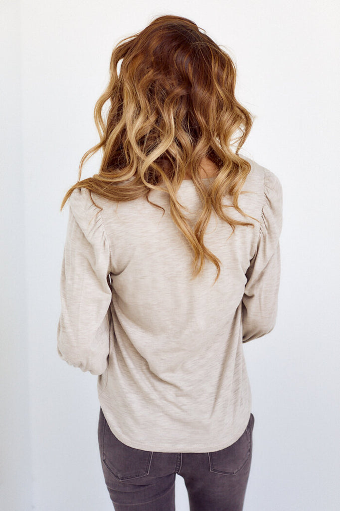SALE - Callahan Puff Sleeve Top - fab'rik