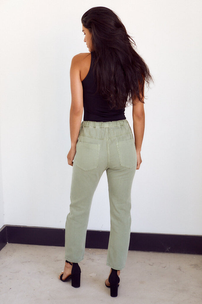 SALE - Bristol Tie Waist Joggers - fab'rik