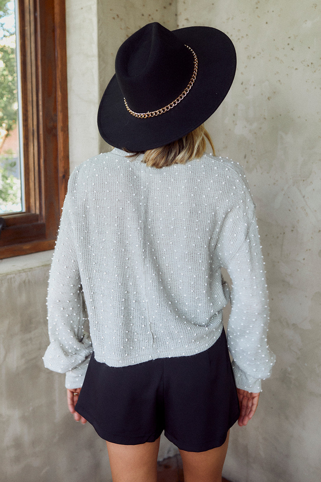 SALE - Hartley Swiss Dot Sweater - fab'rik