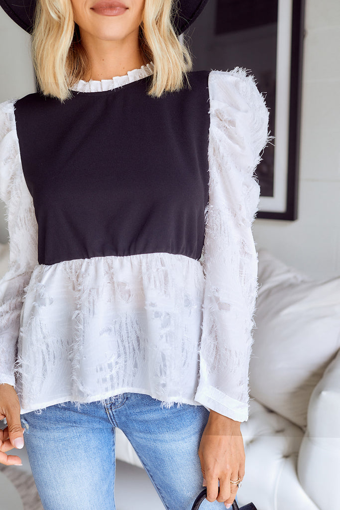 SALE - Madden Layered Look Blouse - fab'rik