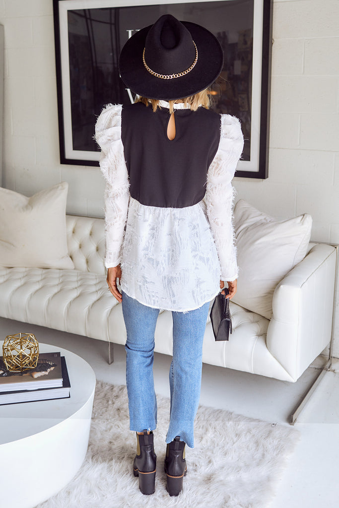 SALE - Madden Layered Look Blouse - fab'rik