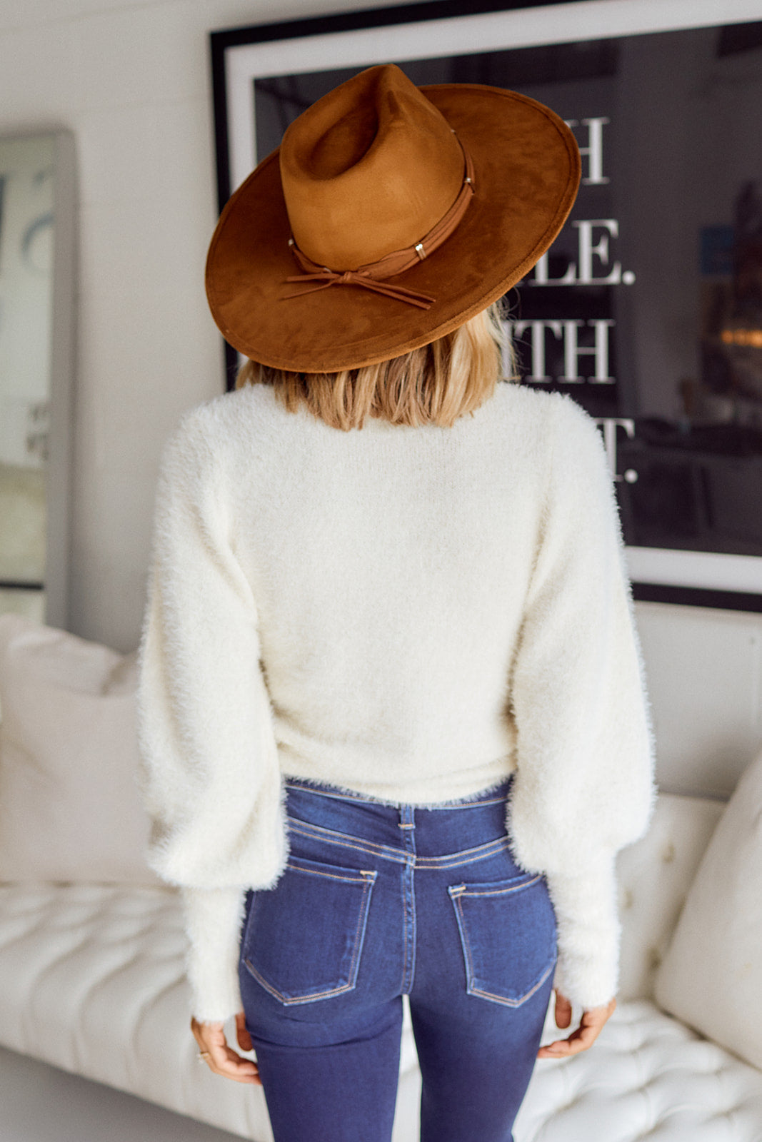 Chase Puff Sleeve Sweater - fab'rik
