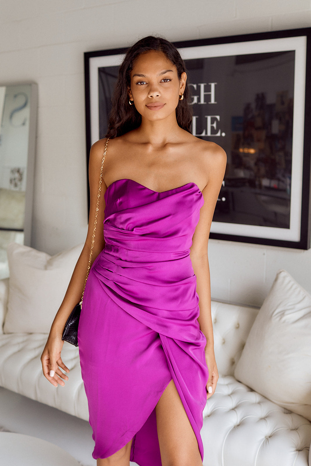 SALE - Cerella Sleeveless Wrap Dress - fab'rik