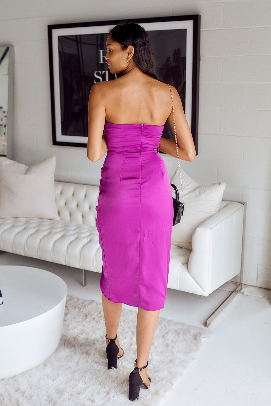 SALE - Cerella Sleeveless Wrap Dress - fab'rik
