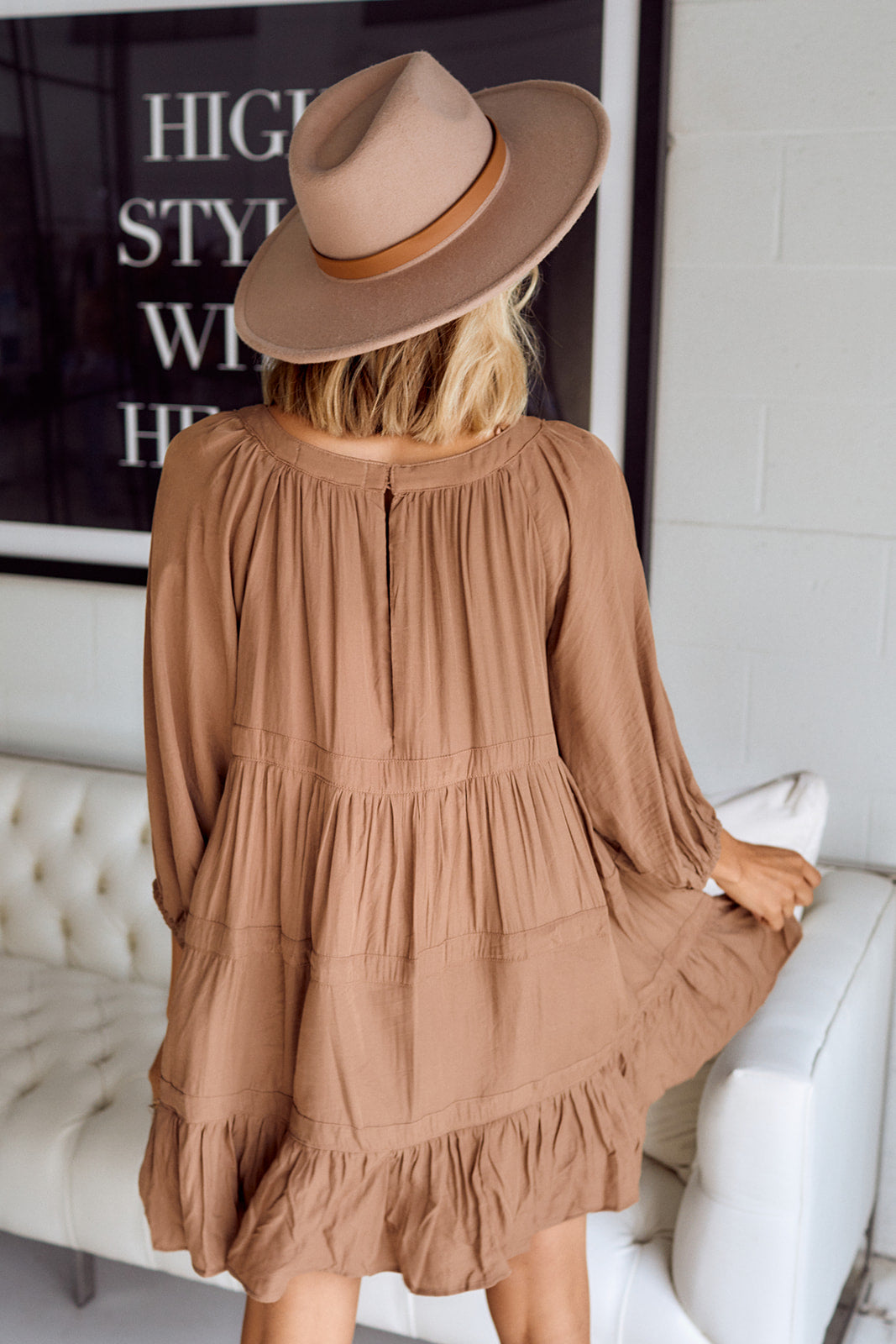 SALE - Leota Tiered Babydoll Romper - fab'rik