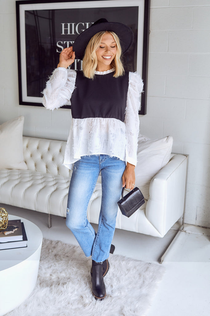 SALE - Madden Layered Look Blouse - fab'rik