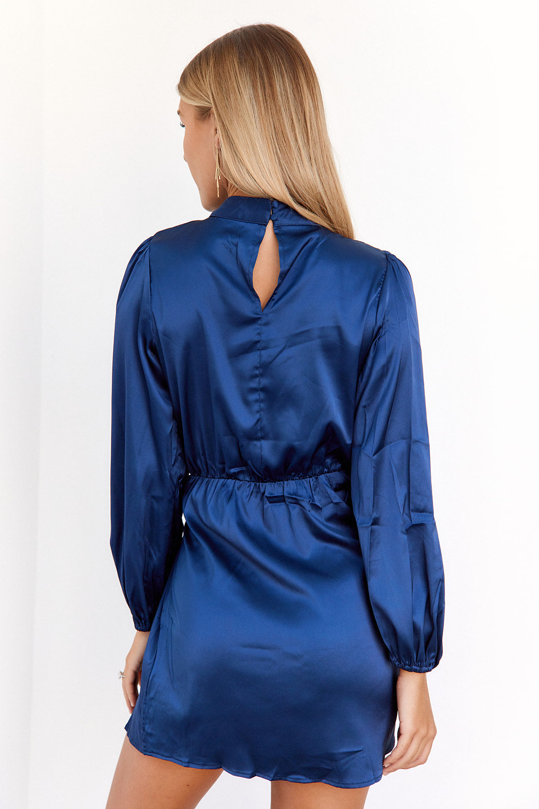 Carrie Mock Neck Mini Dress - fab'rik