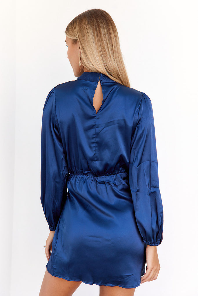 Carrie Mock Neck Mini Dress - fab'rik