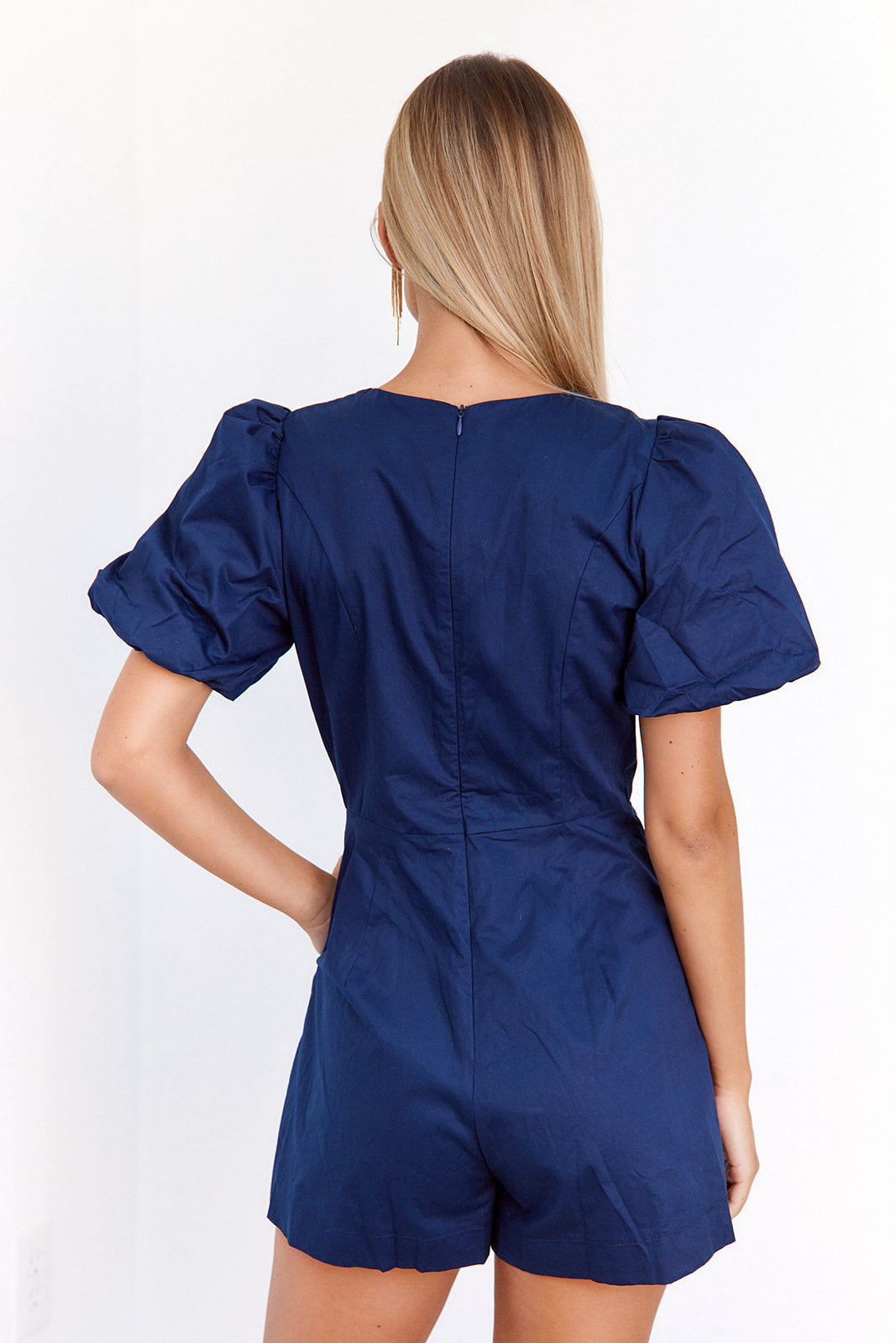 Lo Puff Sleeve Romper - fab'rik