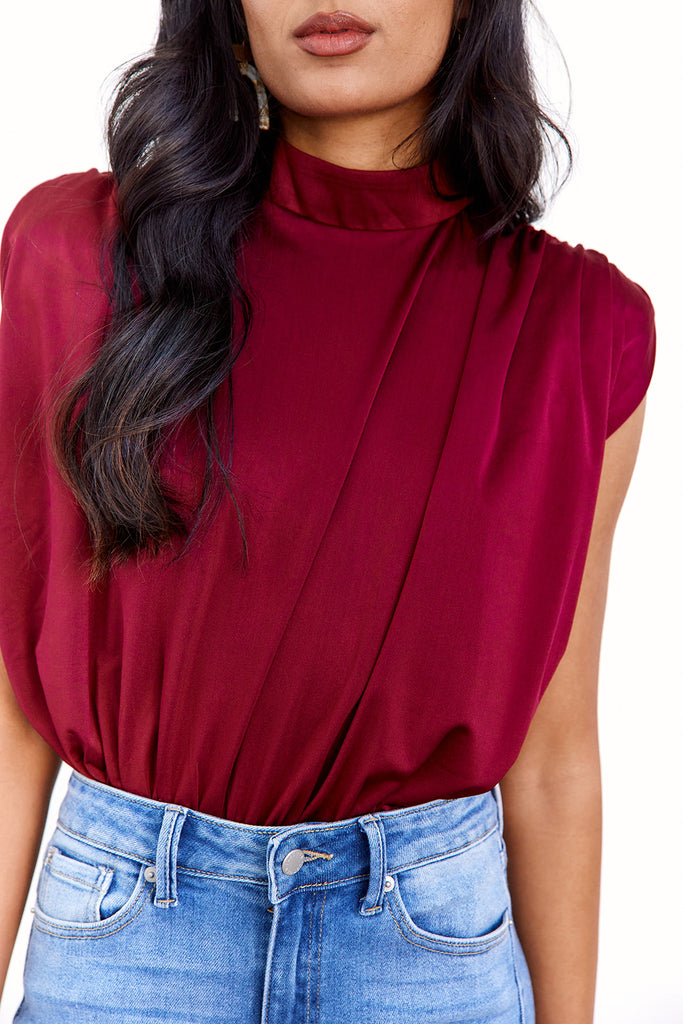 Martie Shoulder Pad Bodysuit - fab'rik