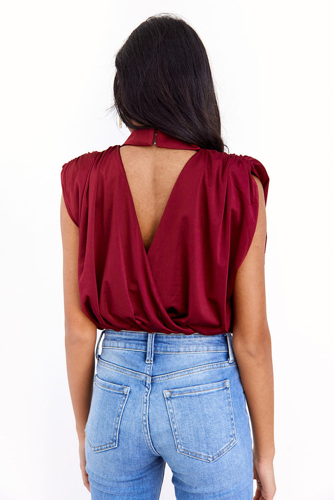 Martie Shoulder Pad Bodysuit - fab'rik