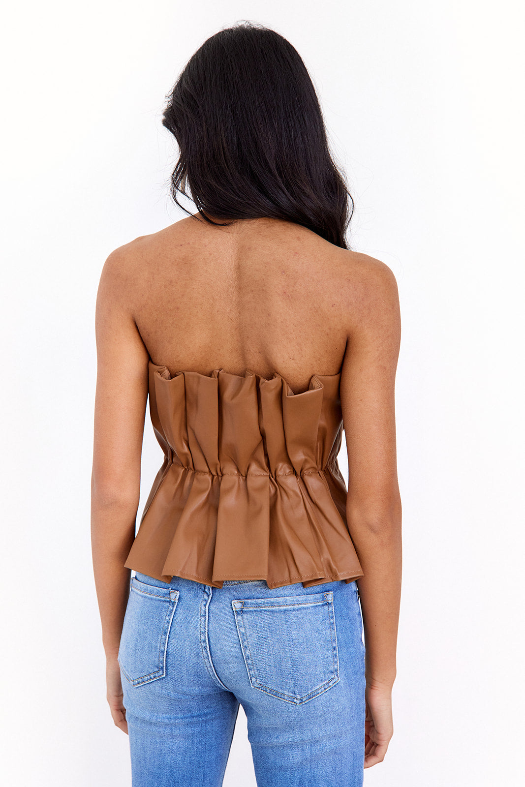 Aivella Sleeveless Pleated Top - fab'rik