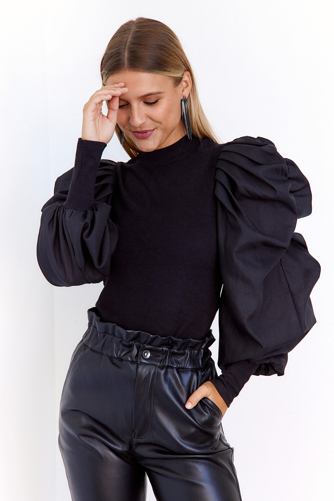 Shelbi Puff Sleeve Top - fab'rik