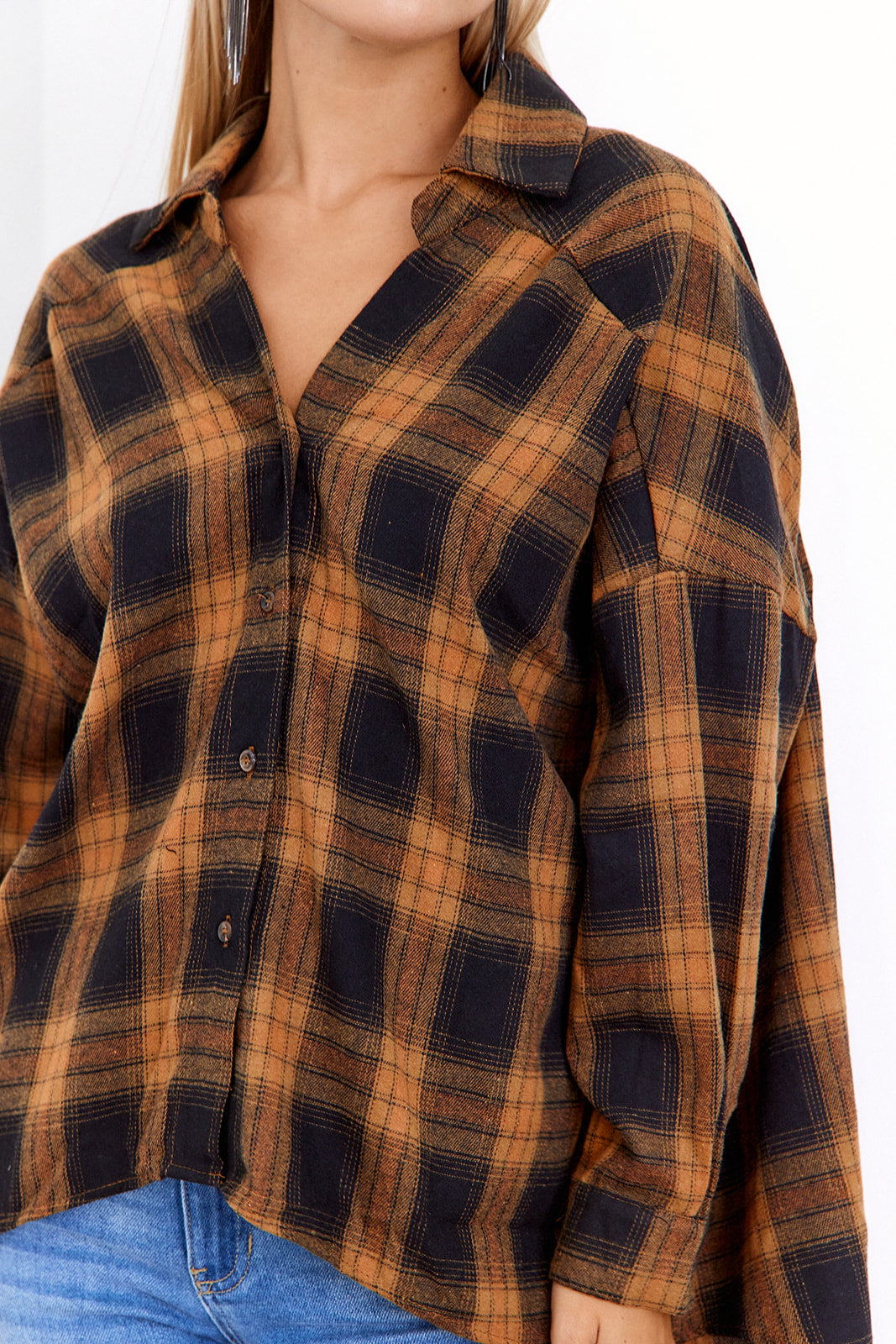 Virginia Flannel Button Down - fab'rik