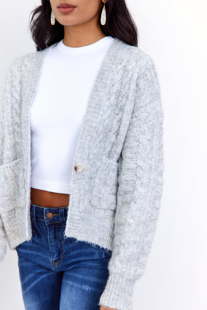 Amity Button Cardigan - fab'rik