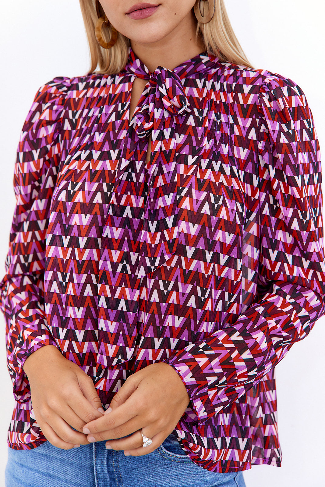 Anna Printed Blouse - fab'rik