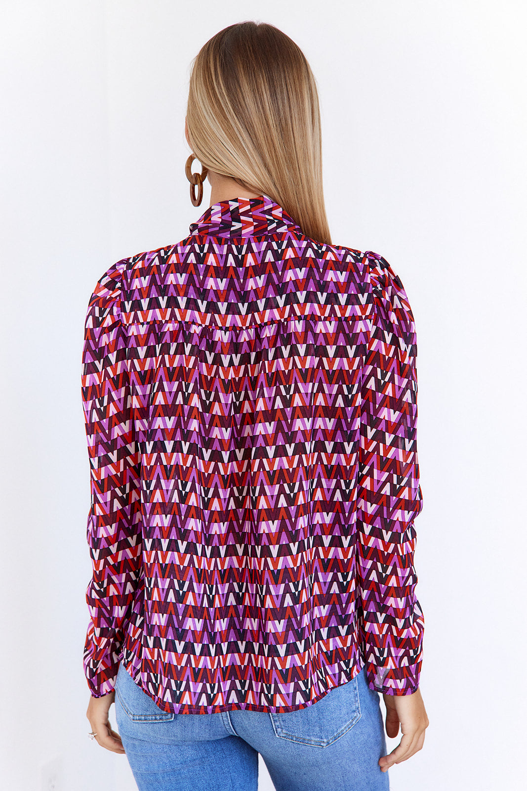 Anna Printed Blouse - fab'rik