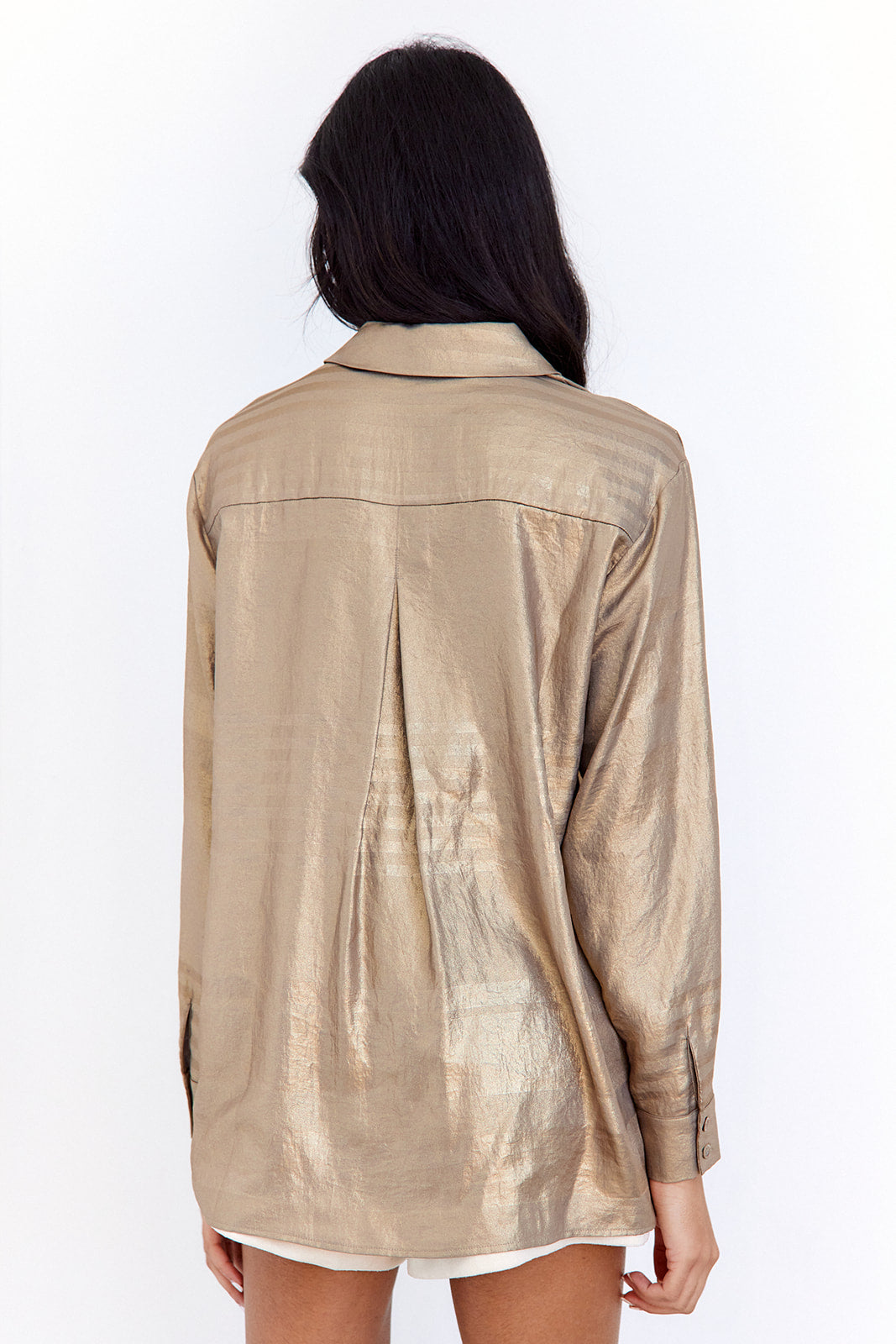 Jordie Striped Button Down Blouse - fab'rik