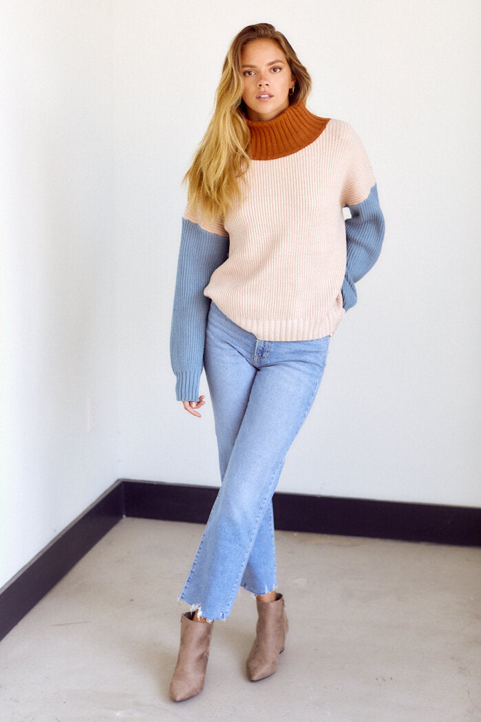 SALE - Francis Colorblock Sweater - fab'rik
