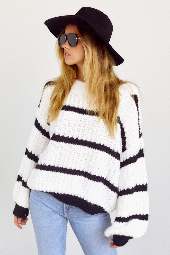 Belmont Stripe Sweater - fab'rik