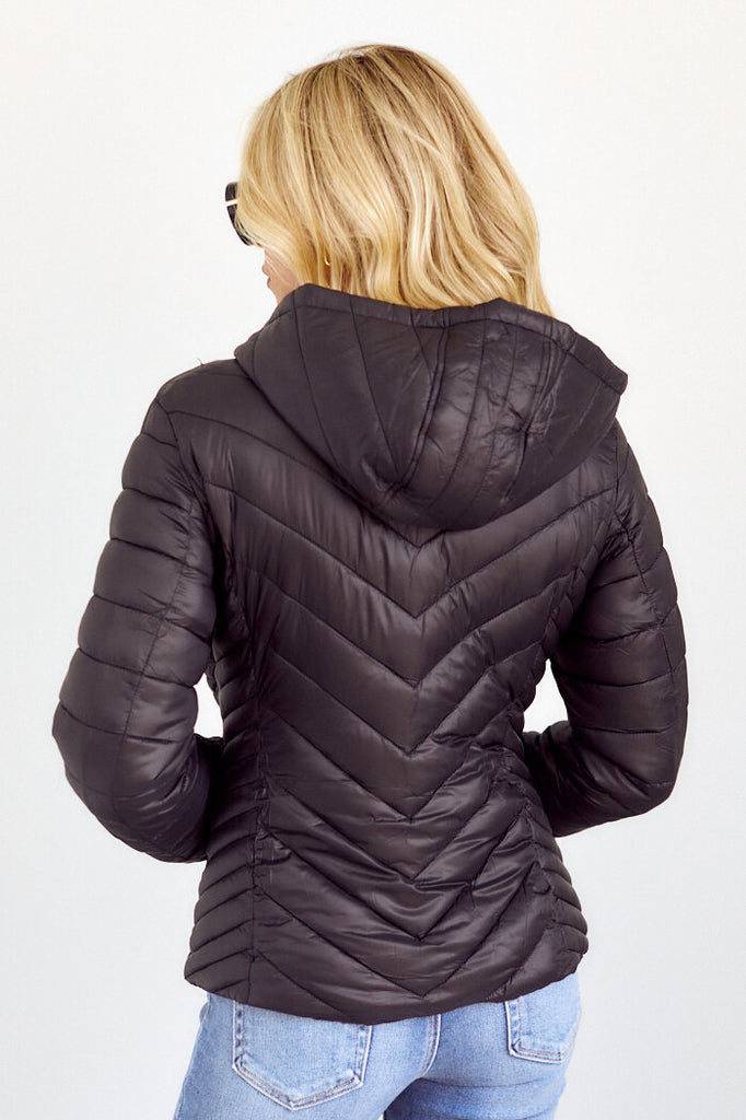 SALE - Carren Hooded Puffer Jacket - fab'rik