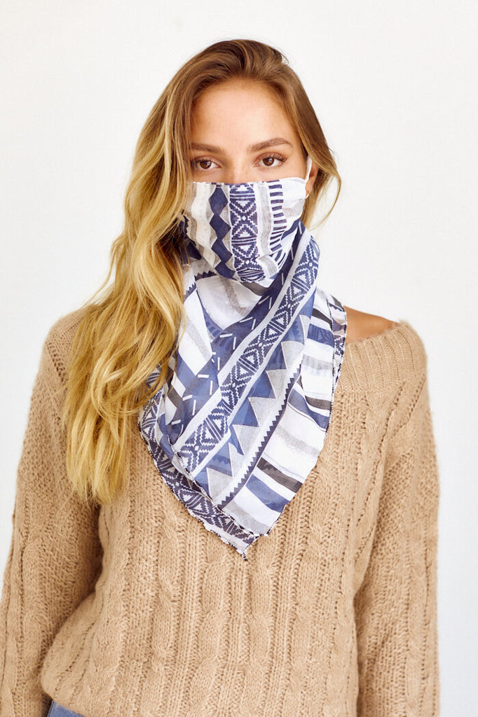 SALE - Emerson Scarf Face Mask - fab'rik