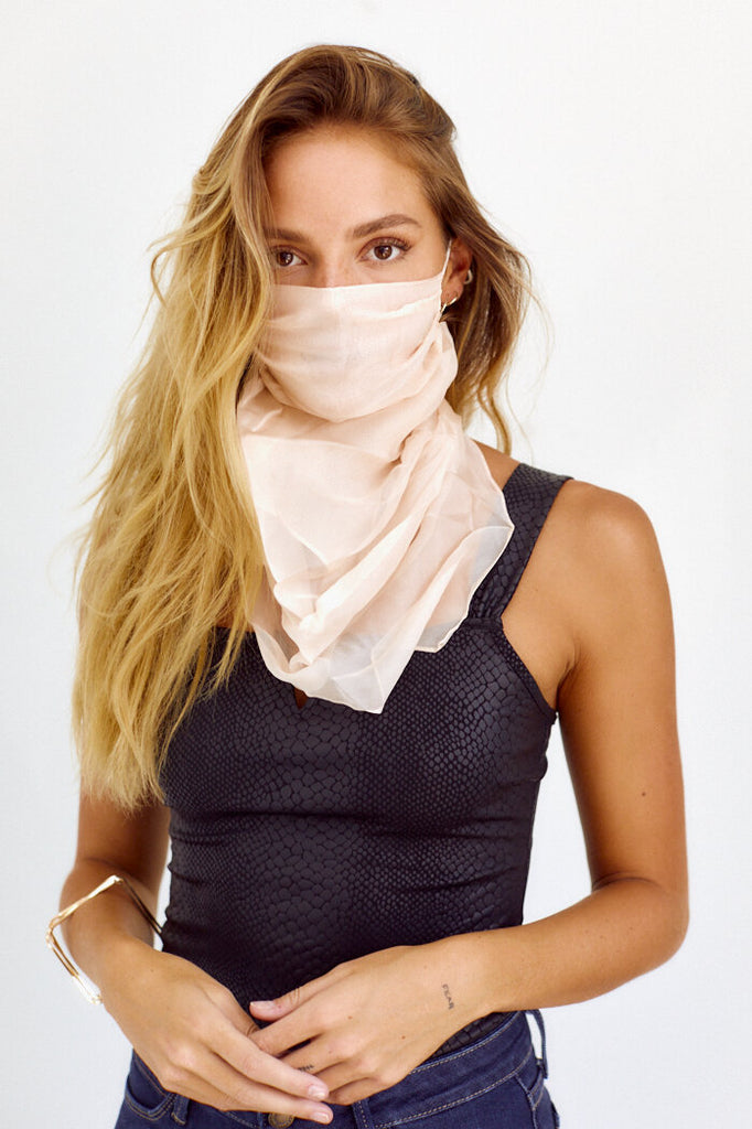 SALE - Leighton Scarf Face Mask - fab'rik