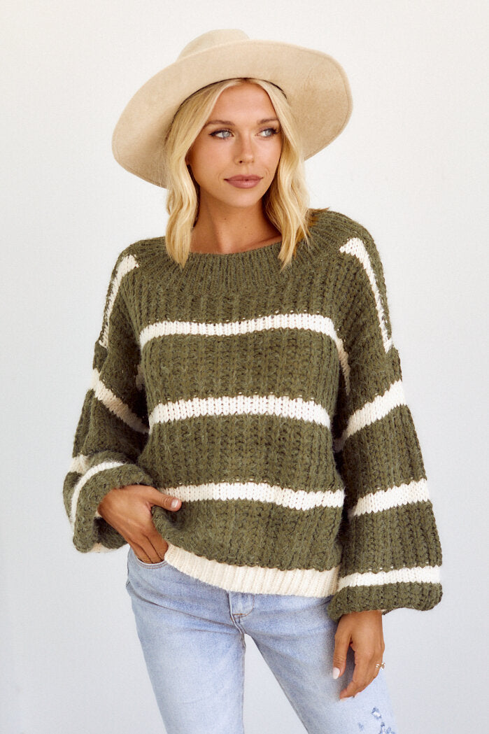 Belmont Stripe Sweater - fab'rik