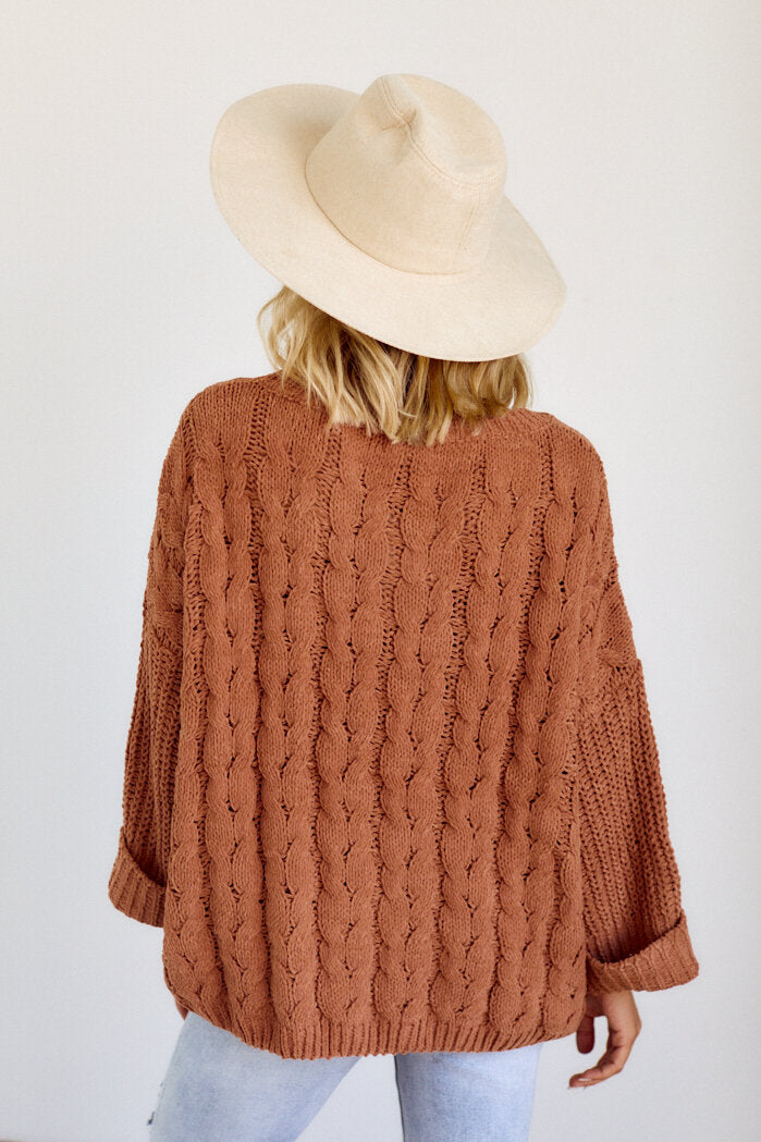 SALE - Durado Cableknit Sweater - fab'rik