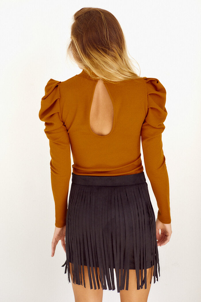Lometa Puff Sleeve Bodysuit - fab'rik