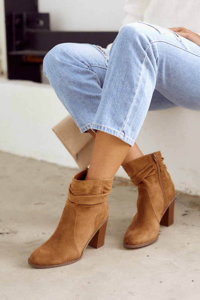 SALE - Utah Heeled Bootie - fab'rik