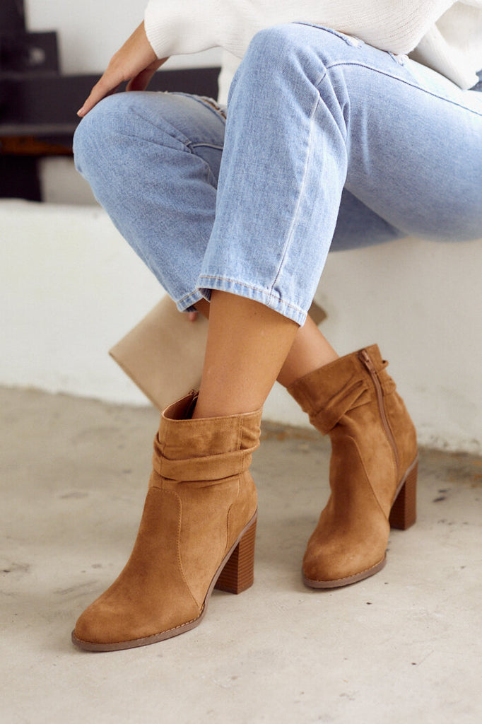 SALE - Utah Heeled Bootie - fab'rik