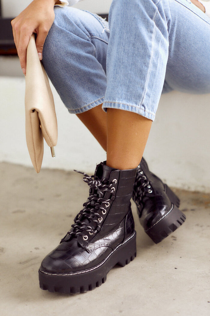 Staging Combat Boots - fab'rik