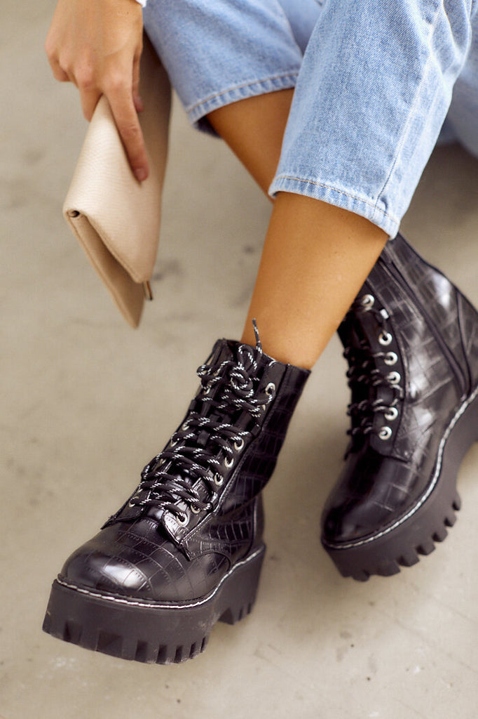 Staging Combat Boots - fab'rik