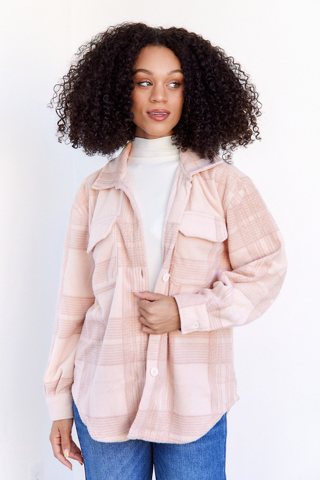 Z Supply Tucker Fleece Plaid Jacket - fab'rik
