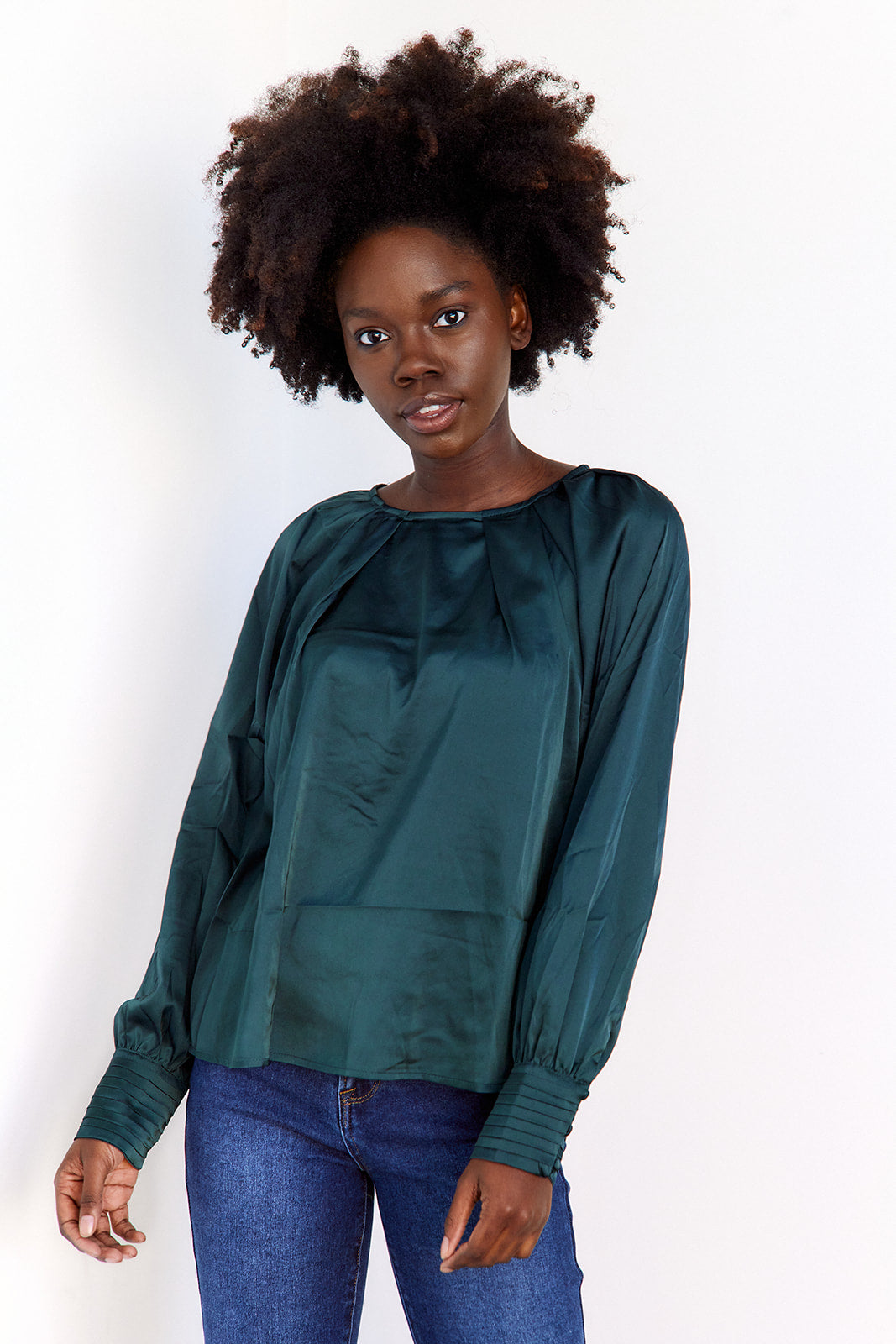 Edith Pleated Blouse - fab'rik