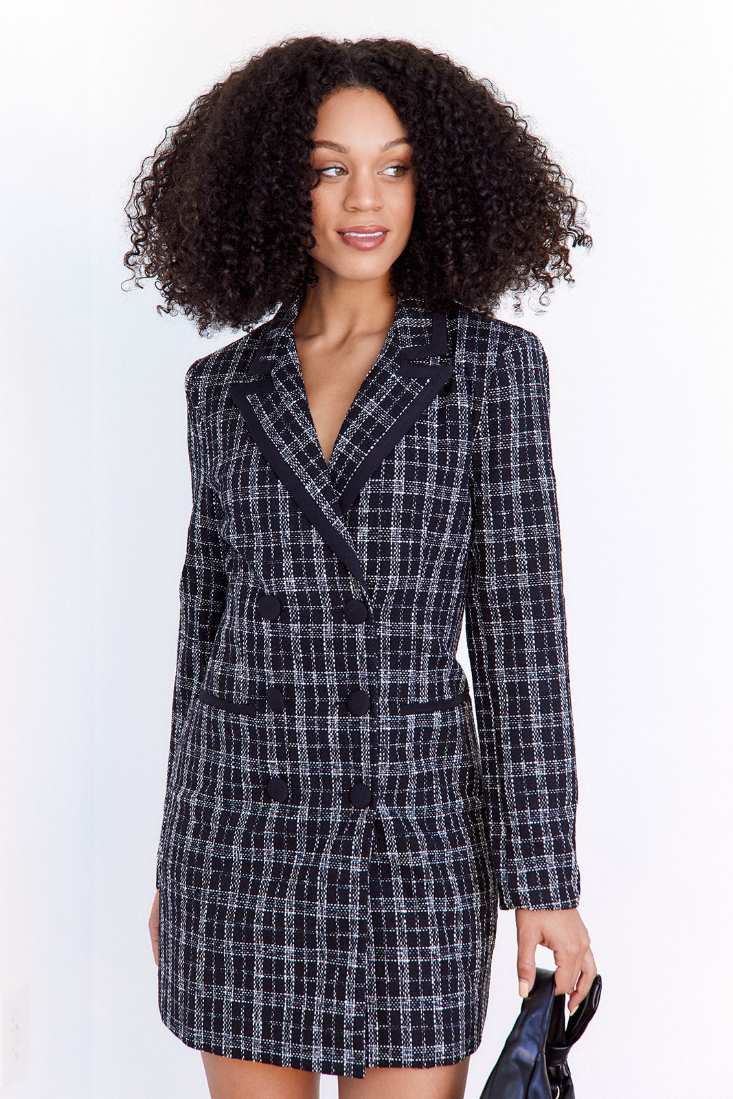 Gaia Tweed Blazer Dress - fab'rik