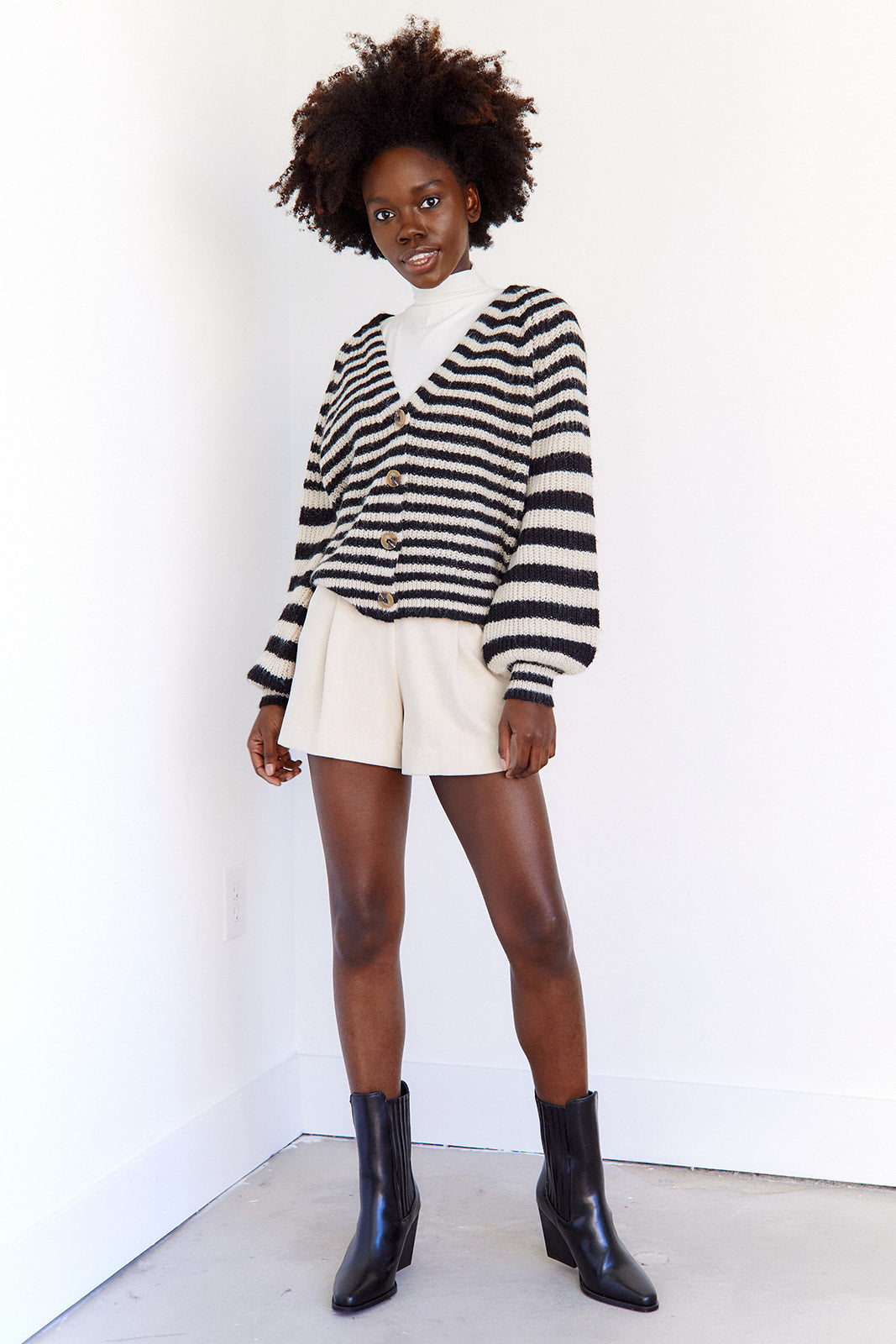 Linley Striped Cardigan - fab'rik