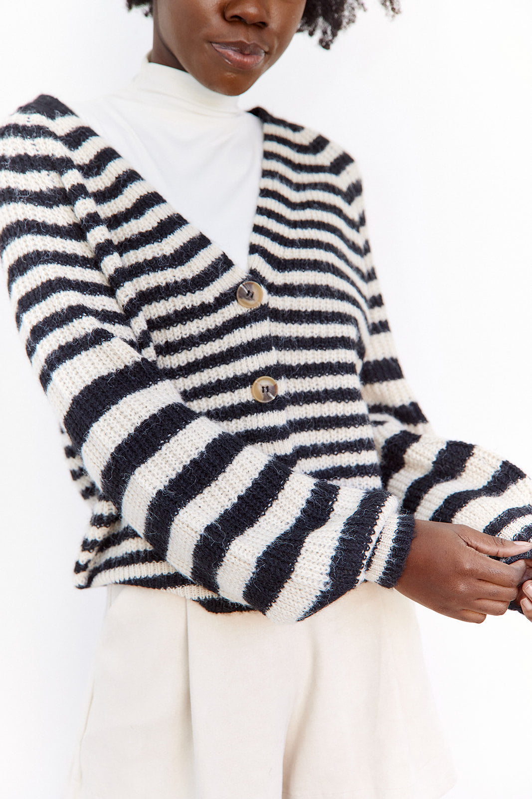 Linley Striped Cardigan - fab'rik