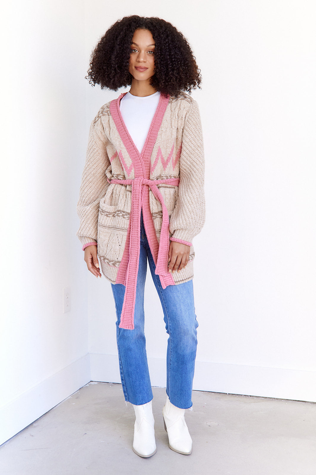 Charlotte Printed Cardigan - fab'rik