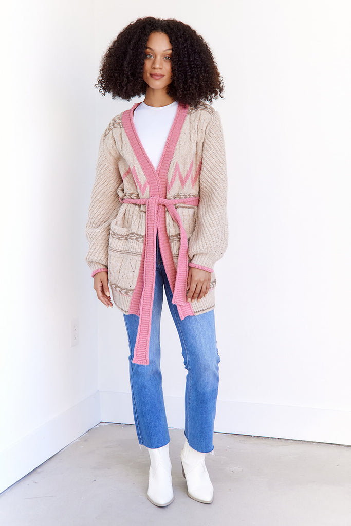 Charlotte Printed Cardigan - fab'rik